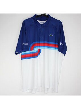 Lacoste Sport Mens XL Novak Djokovic Performance Tennis Polo Shirt Q1157